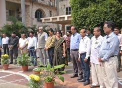 State Anthem "Bande Utkal Janani" sang at Rajiv Bhawan