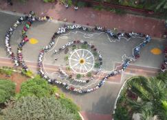 State Anthem "Bande Utkal Janani" sang at Rajiv Bhawan